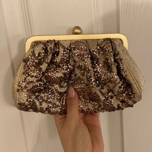Sequin evening bag